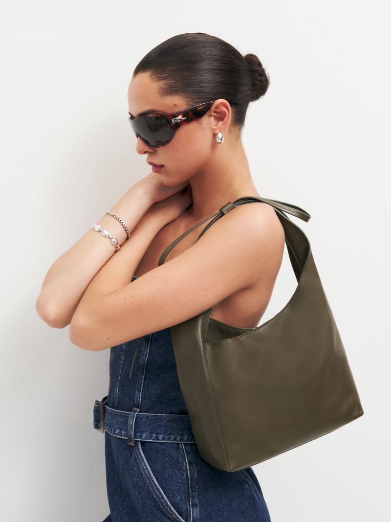Fashion Look Featuring Chloé Shoulder Bags and Reformation Tops by