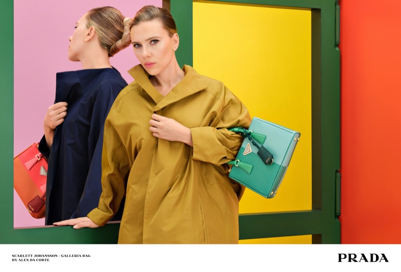 Prada Galleria Bag: Scarlett Johansson in a Vibrant Campaign