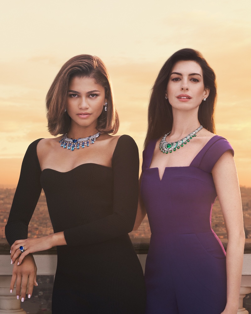 Bulgari Unveils New Campaign With Zendaya, Anne Hathaway, And More