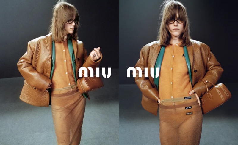 Miu Miu Fall 2023 Campaign: Mia Goth Takes the Stage