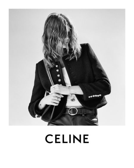 Kaia Gerber's Indie Chic Vibes in Celine Winter 2023 Ads