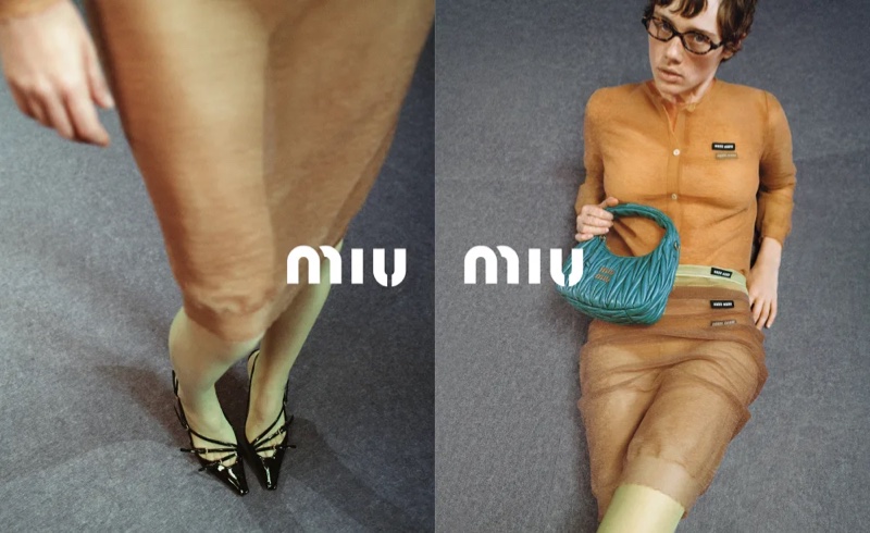 Miu Miu Fall 2023 Campaign: Mia Goth Takes the Stage