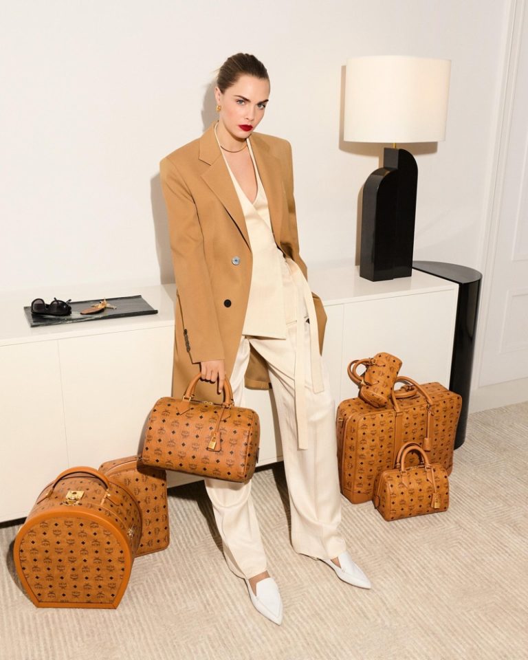 Cara Delevingne Exudes Elegance in MCM Spring 2024 Ads