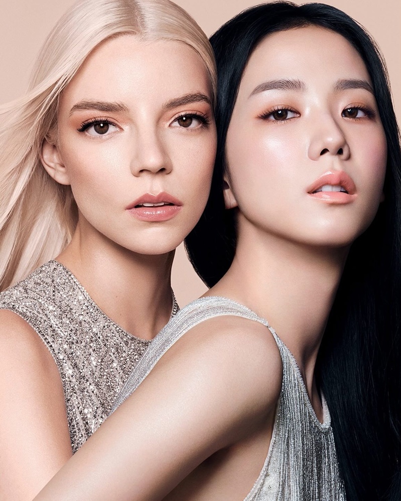 Anya Taylor-Joy Jisoo Dior Forever Skin Glow Tone-Up 2024 Ad