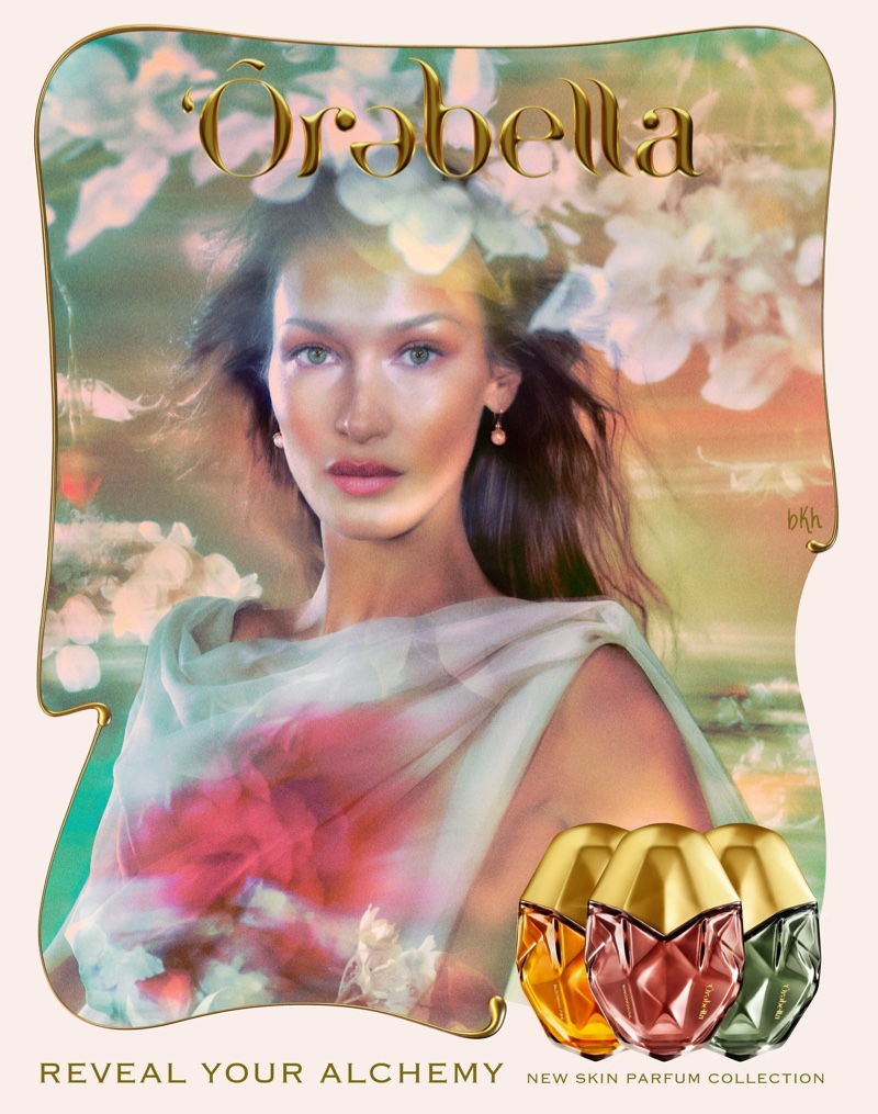 Bella Hadid Orebella Perfume 2024 Ad Campaign