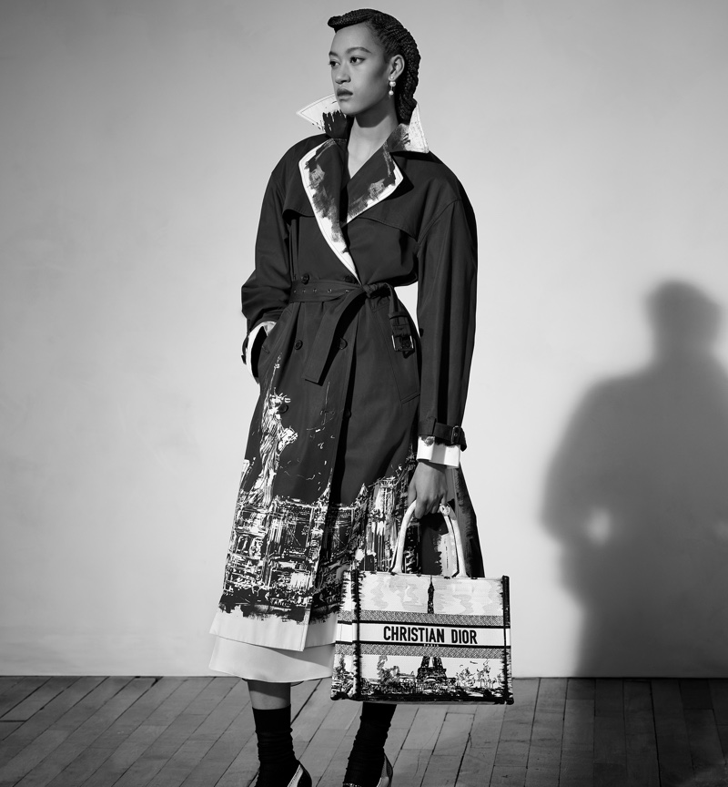 A silhueta de ampulheta se destaca na coleção pré-outono 2024 da Dior.