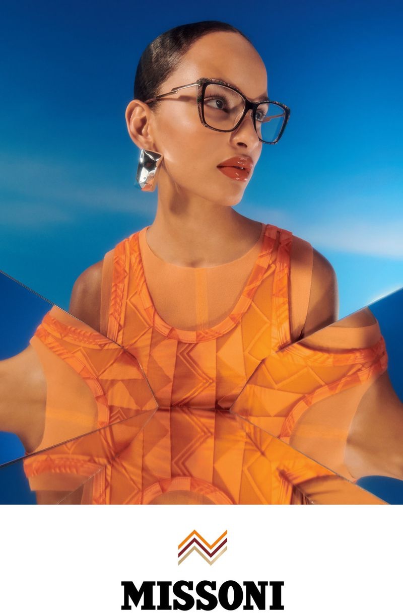 A look at the optical frames from Missoni eyewear's 2024 collection.