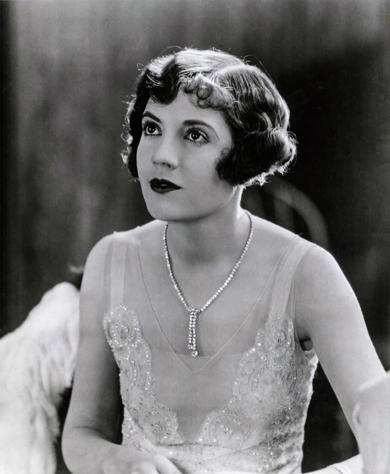 Lois Wilson Finger Waves 1926 The Great Gatsby