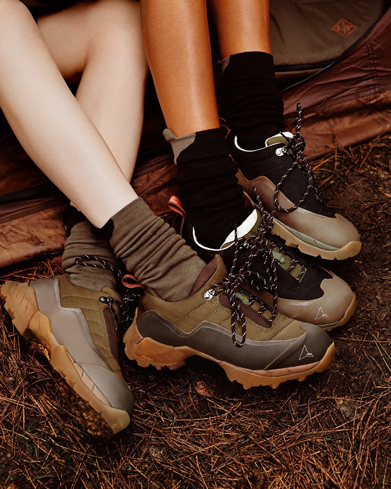 The Katharina sneaker stands out from the Loro Piana Into the Wild collection.