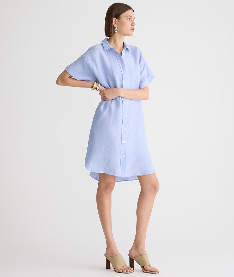 Shirt Dress Smart Casual Attire J Crew