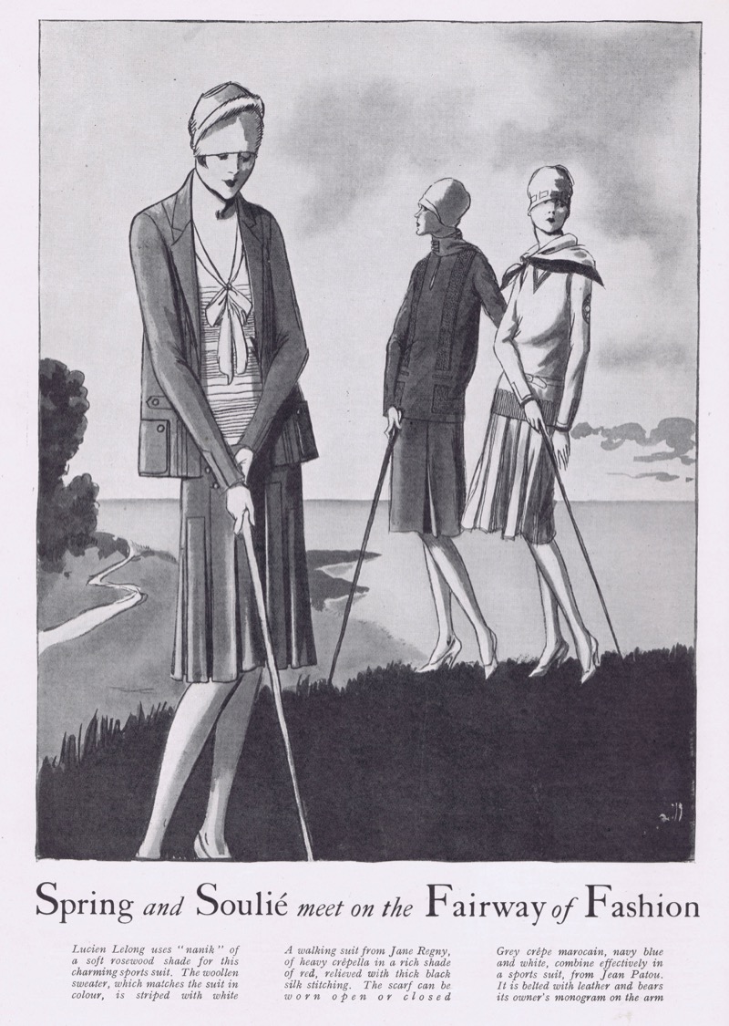 1920s Golf Fashion Women