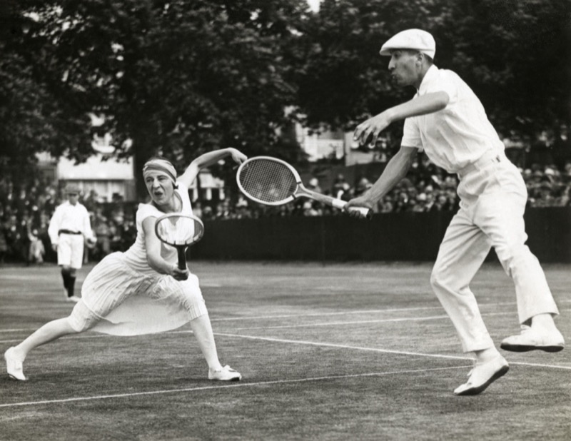 Suzanne Lenglen René Lacoste Tennis 1925