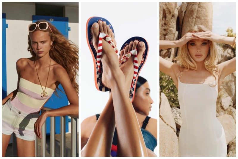 Week in Review: Olivia Vinten for Chanel Coco Beach 2024 collection, Dolce & Gabbana x Havaiana's collaboration, and Elsa Hosk fronts Nana Jacqueline resort 2024 campaign.