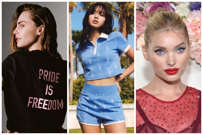 Week in Review: Cara Delevingne for Calvin Klein Pride 2024 campaign, Lisa fronts Kith summer 2024 ad, and Elsa Hosk.