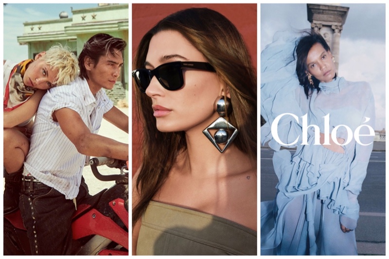 Week in Review: Zara x TwoJeys collaboration, Hailey Bieber fronts Saint Laurent summer 2024 campaign, and Liya Kebede for Chloé fall 2024 ad.