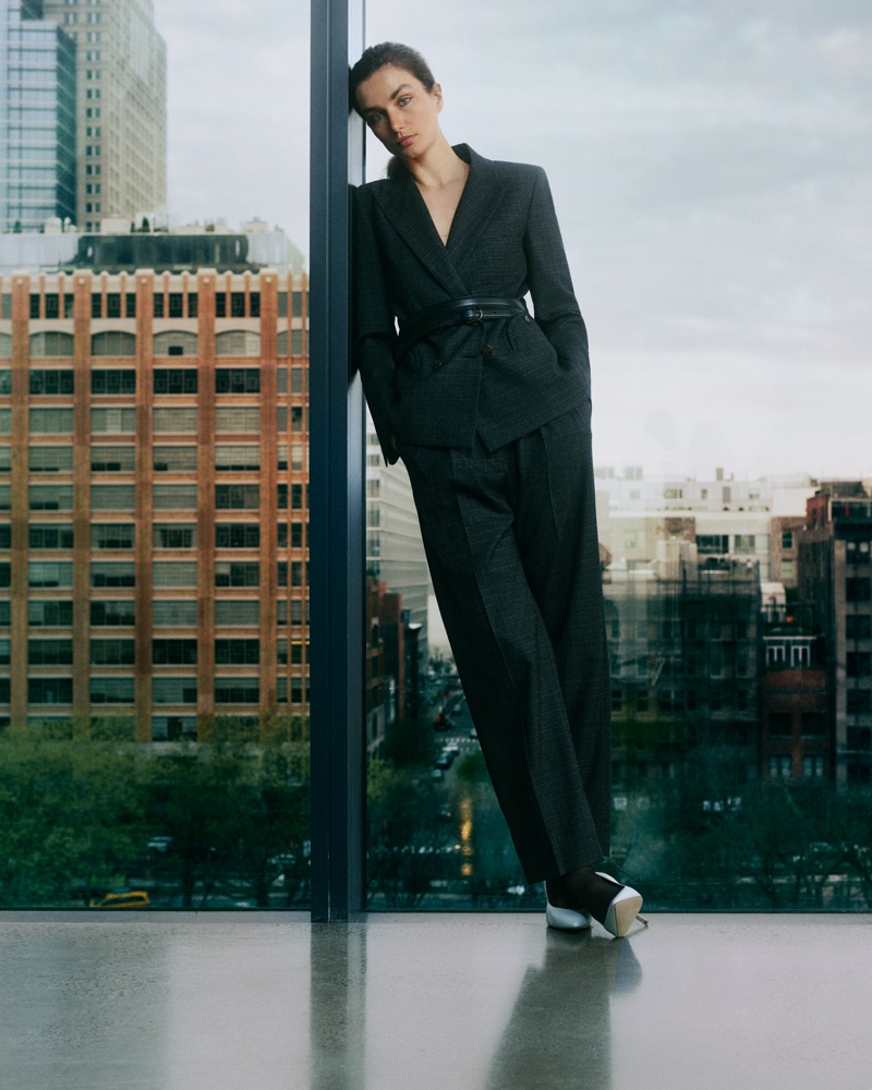 Blazé Milano features tailored blazer and trousers in its pre-fall 2024 campaign.