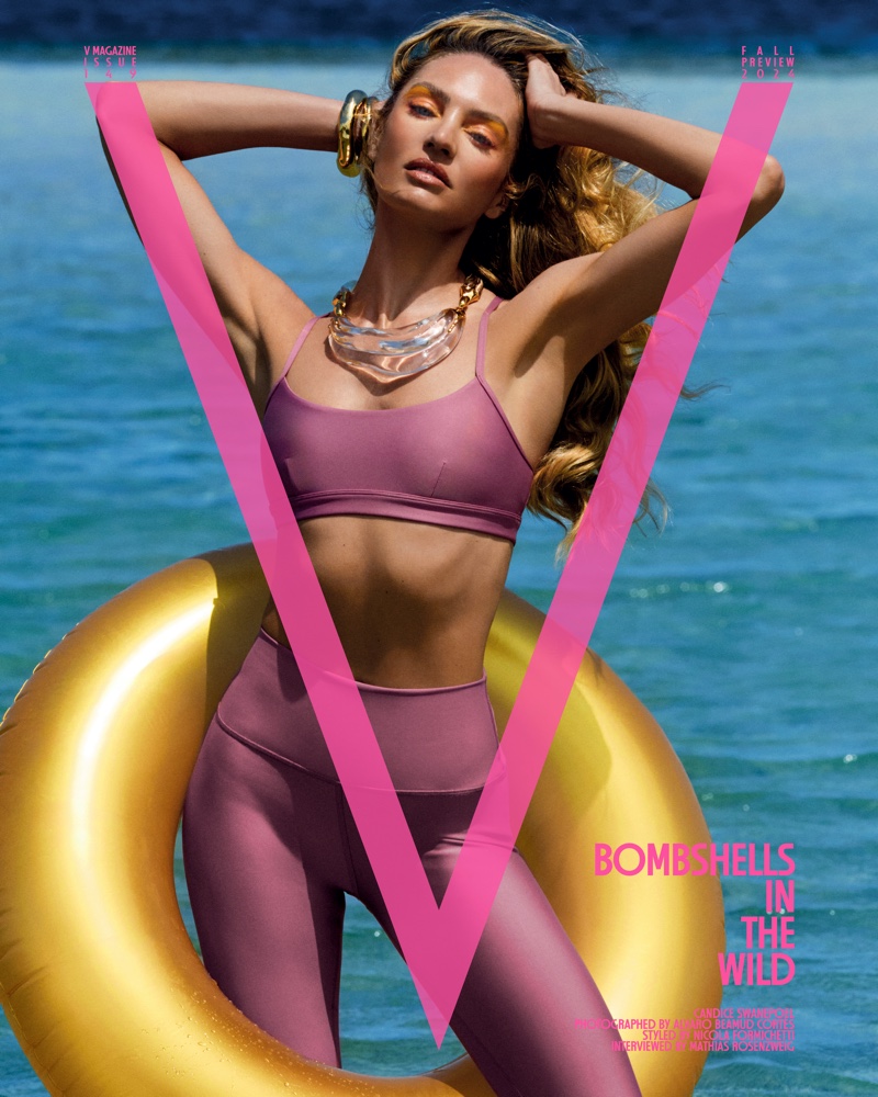 Candice Swanepoel shines on V Magazine V149 Fall Preview 2024 cover.