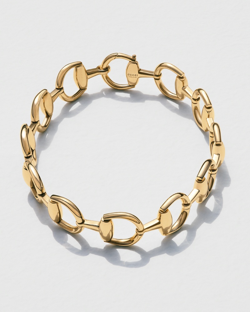 A bracelet from Gucci's Horsebit Fine Jewelry collection.