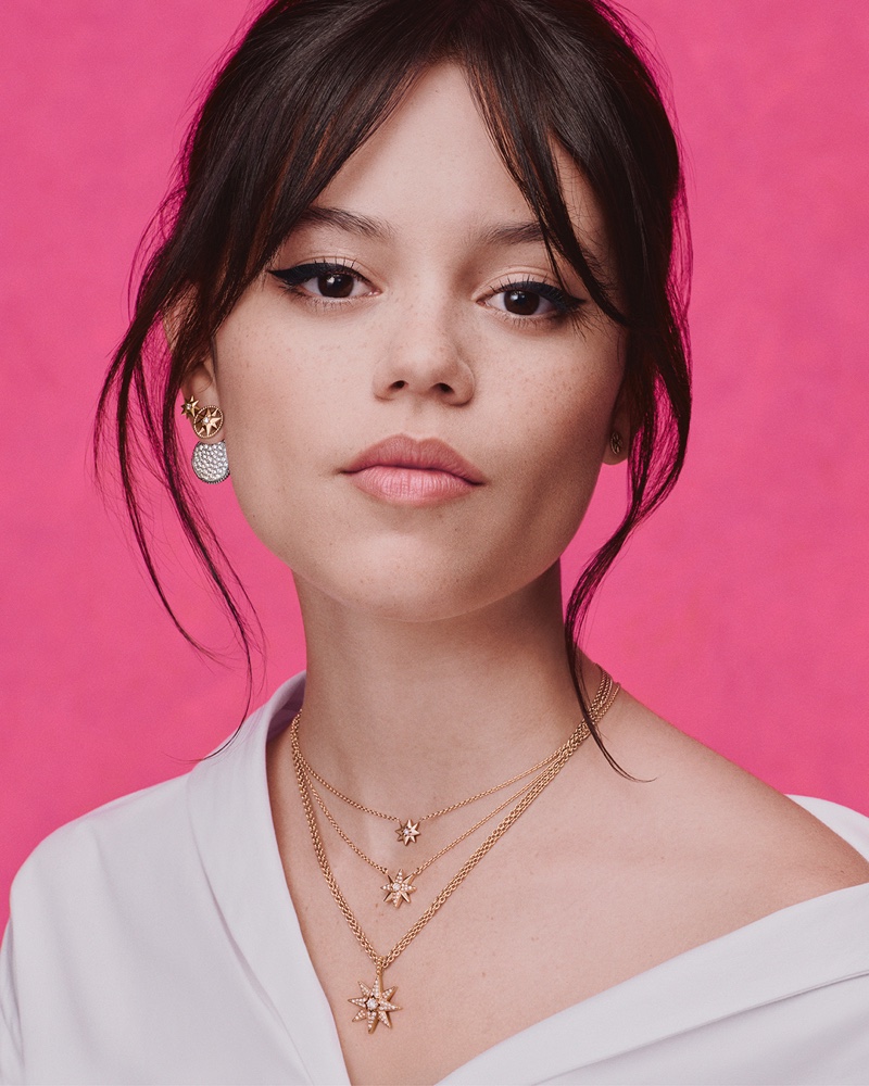 Jenna Ortega Dior Rose des Vents Jewelry 2024 Ad