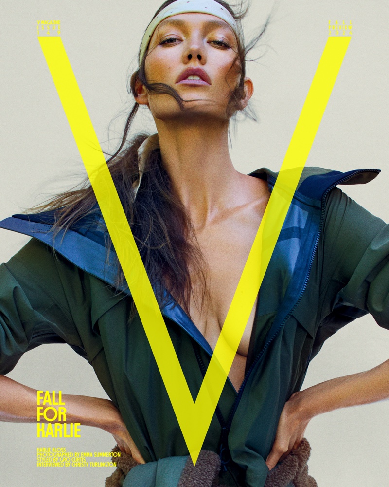 Karlie Kloss on V Magazine V149 Fall Preview 2024 digital cover.