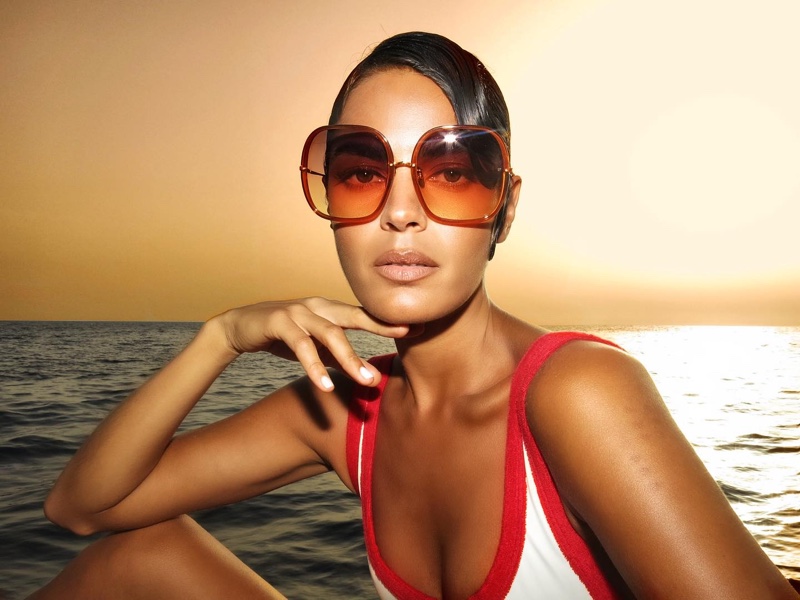 Linda Farrow x Annie's Ibiza high summer 2024 sunglasses collaboration