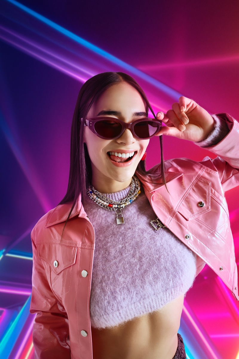 Oval-shaped sunglasses stand out for Zenni Optical's K-Pop collection.