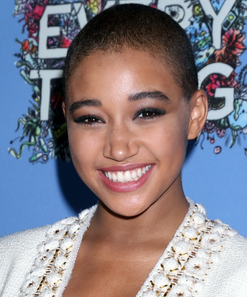 Amandla Stenberg Buzz Cut