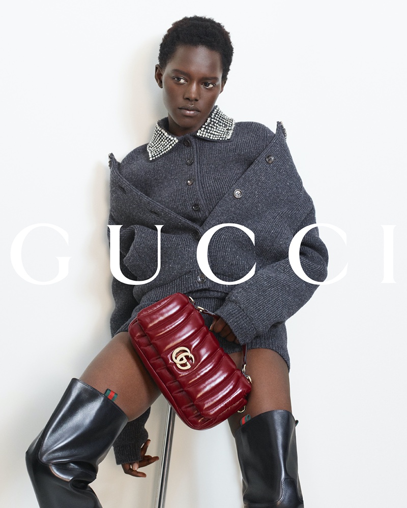 Alaato Jazyper fronts Gucci's fall-winter 2024 campaign.