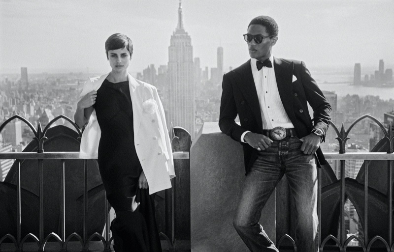 Ralph Lauren spotlights casual meets formal style with Taylor Hill and Hamid Onifade for fall 2024.