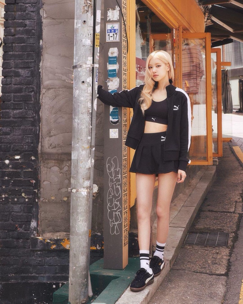 Blackpink's Rosé is Sporty Chic in PUMA Palermo Ad