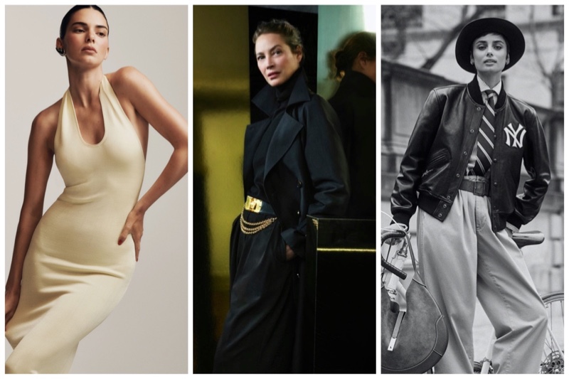 Week in Review: Kendall Jenner for FWRD's fall 2024 campaign, Christy Turlington in Donna Karan fall 2024 ad, and Taylor Hill fronts Polo Ralph Lauren fall 2024 campaign.