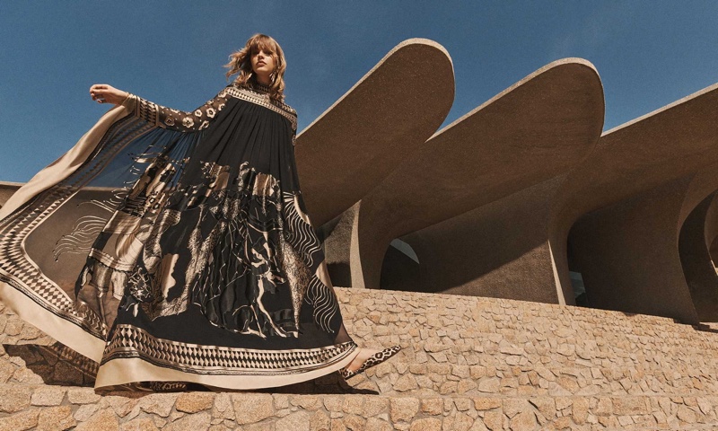 Zimmermann highlights the Otto gown in its fall 2024 campaign.