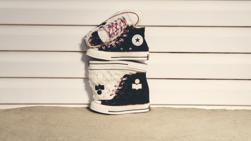 A look at the Converse x Isabel Marant's sneaker collaboration.