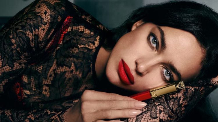 Irina Shayk Wows in Dolce & Gabbana Il Pranzo Makeup Ad