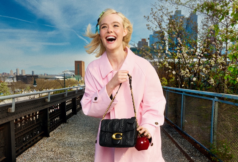 Elle Fanning Coach Fall 2024 Ad Campaign