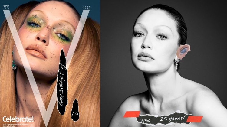 Gigi Hadid is a Work of Art for V Magazine Cover Story