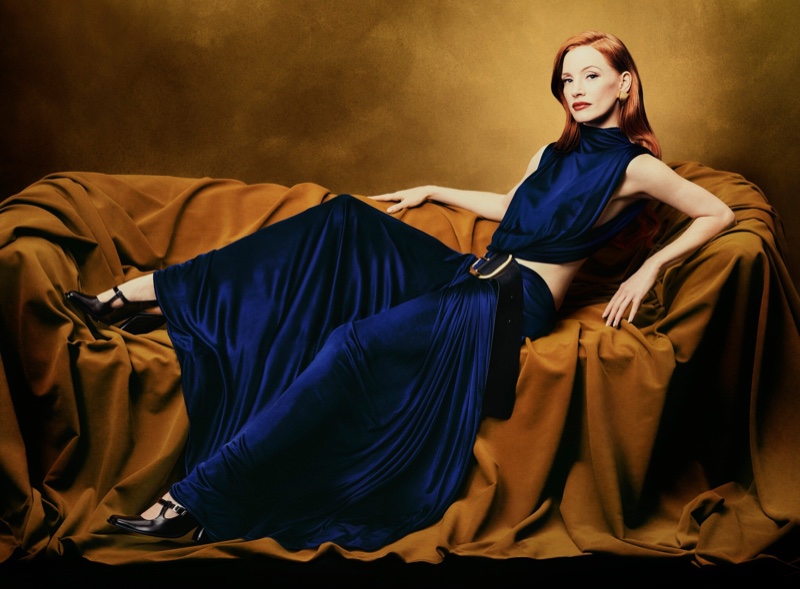 Jessica Chastain Beymen Fall 2024 Ad Campaign