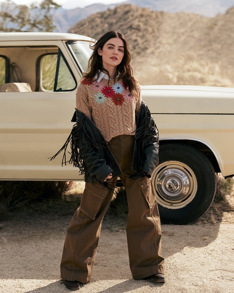 Weekend Max Mara features Americana classics for its collaboration with Lucy Hale.