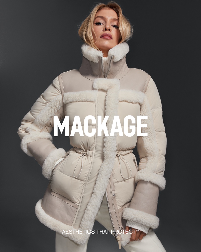 Mackage features weather-ready outwear for its fall-winter 2024 campaign.