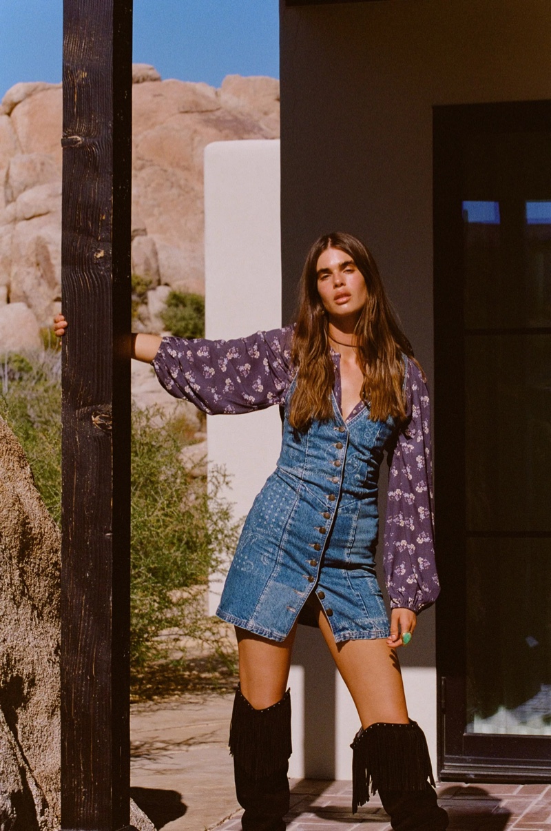 Spell focuses on denim and prints for its Rebel Spirit 2024 collection.