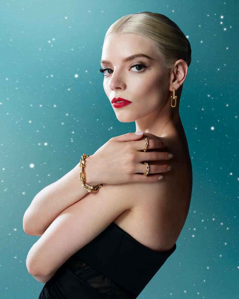 Anya Taylor Joy Tiffany Co Holiday 2024 Ad