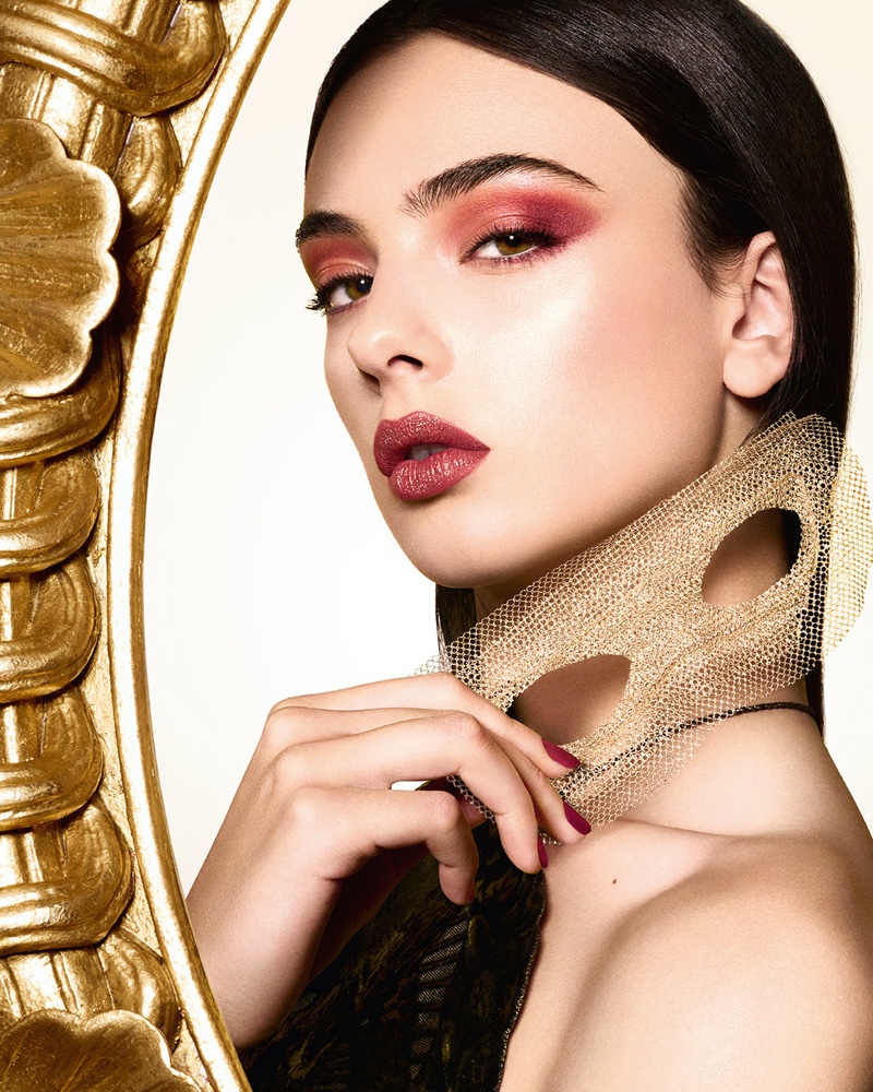 Dior Makeup Holiday 2024 Ad Deva Cassel