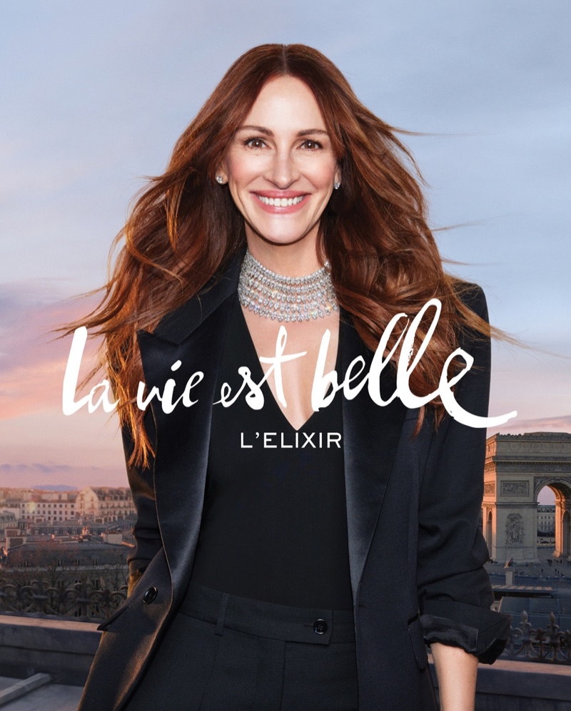 Julia roberts parfum la vie est belle sale