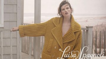 Luisa Spagnoli's Fall 2024 Campaign Features Plush Outerwear