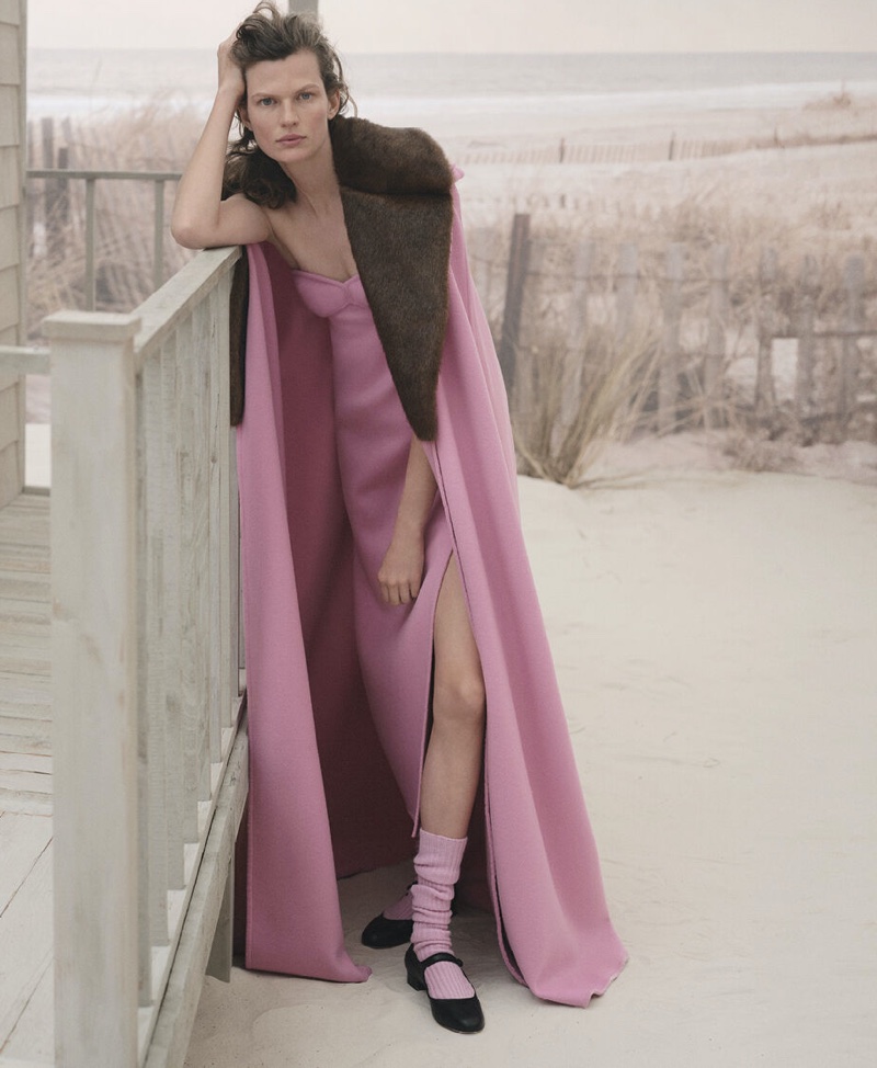 Pink is the color of the season for Luisa Spagnoli's fall-winter 2024 collection.