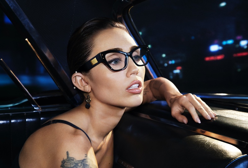 Miley Cyrus Serves Glam for Dolce Gabbana Eyewear Fall Ad