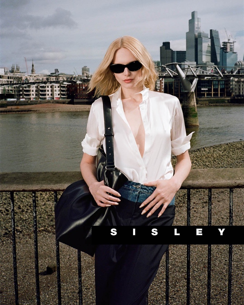 Alex Consani Sisley Fall 2024 Campaign