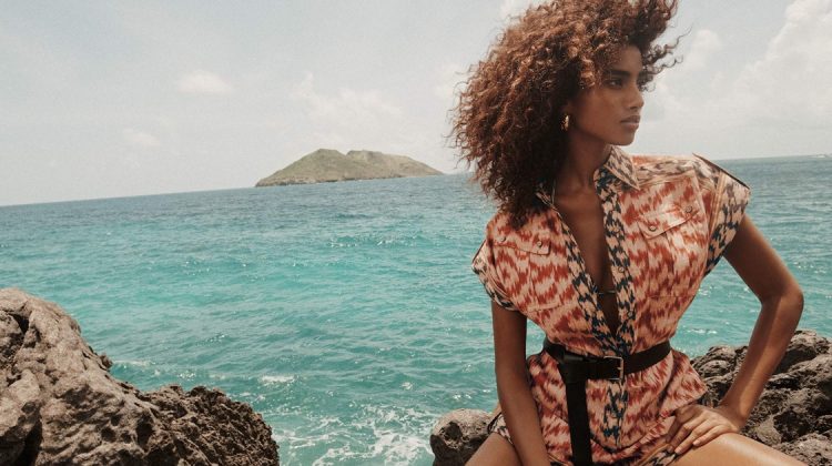 Imaan Hammam Rocks Zimmermann’s Resort Swim 2025 Line