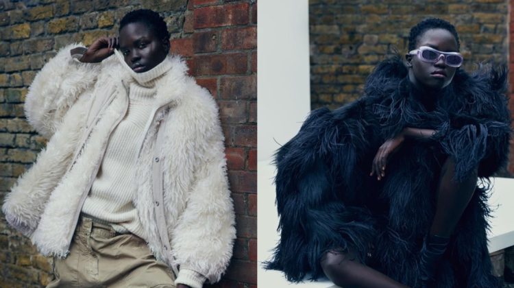 Akolde Meen Layers Up in Outerwear for Mojeh Magazine