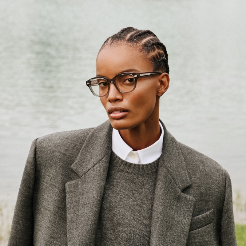 Sleek optical designs stand out in Brunello Cucinelli eyewear's fall 2024 collection.